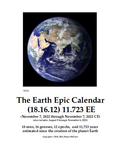 Cover Earth Epic Calendar 11723